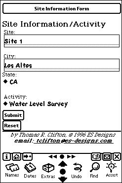 field service form (newton)